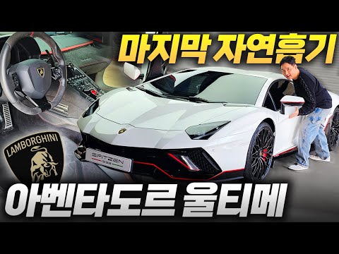 대한민국 최초 10억 람보르기니 한정판!! 아벤타도르 울티메 타봤습니다. 소장가치 1등이라는데 실물 미쳤네요..