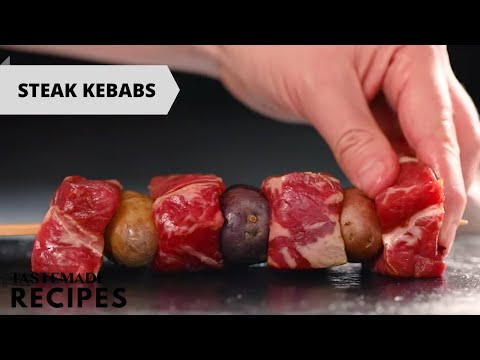 The Perfect Food Combination: Steak and Potato Kebabs!