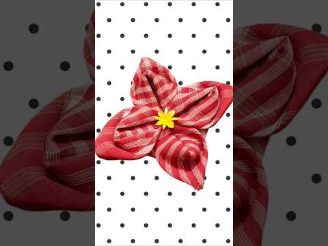 গামছা দিয়ে ফুল বানানো 🥰🥰 #viral #shorts #viralshorts #weddingtraydecoration #saree