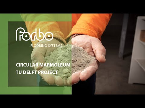 Circular Marmoleum - TU Delft project | Forbo Flooring Systems