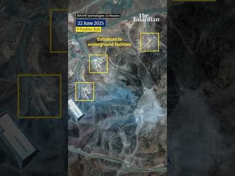 Iran’s nuclear facilities before and after US strikes