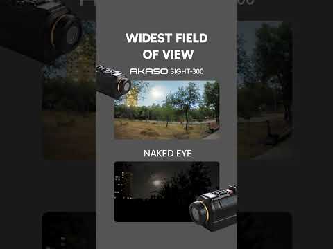AKASO Sight-300 Night Vision Monocular with Wide 60° FOV