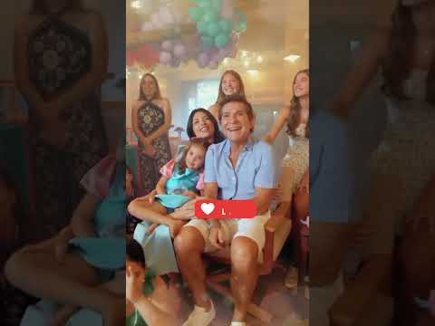 Daniel celebra 4 anos da caçula Olívia com a família