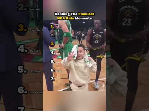 Ranking The Funniest NBA Kids Moments 😭💀
