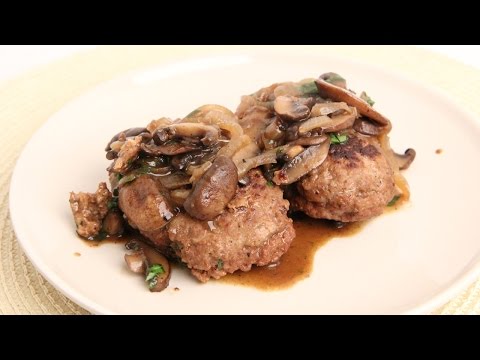 Homemade Salisbury Steaks Recipe - Laura Vitale - Laura in the Kitchen Episode 886 - UCNbngWUqL2eqRw12yAwcICg