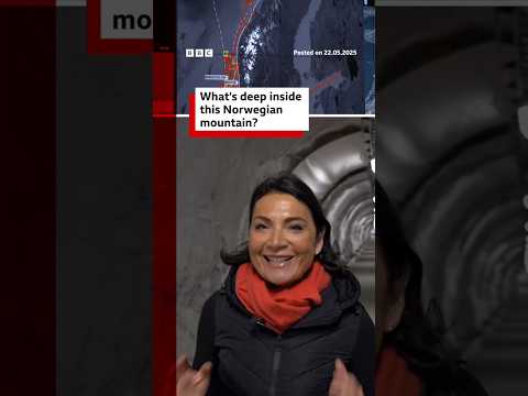 What's deep inside this Norwegian mountain? #Nato #Norway #BBCNews
