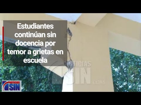 Cientos de estudiantes continúan sin docencia por temor a grietas en escuela