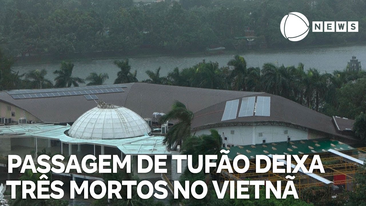 Passagem de tufão deixa ao menos três mortos no Vietnã