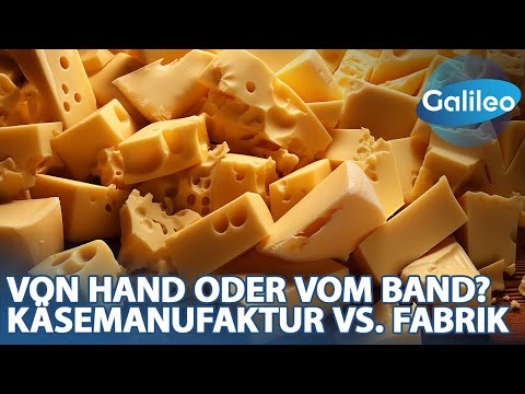 Alles für die Löcher: Emmentaler aus der Käsemanufaktur vs. aus der Fabrik