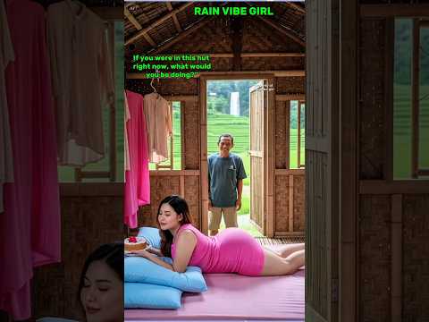 heavy Rain in hut | Relaxing Rain Sounds for Deep Sleep #asmrrain #rain #shorts