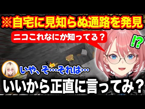 見知らぬ隠し通路を発見し横で焦り散らかすニコたんをガン詰めする鷹嶺ルイ【ホロライブ/ホロライブ切り抜き】