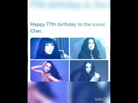 Happy 77th birthday to the iconic Cher.