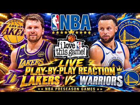 LAKERS VS <strong>WARRIORS</strong> │ 2026 Nba PRESEASON Basketball Play-By-Play Reaction &amp; Scoreboard
