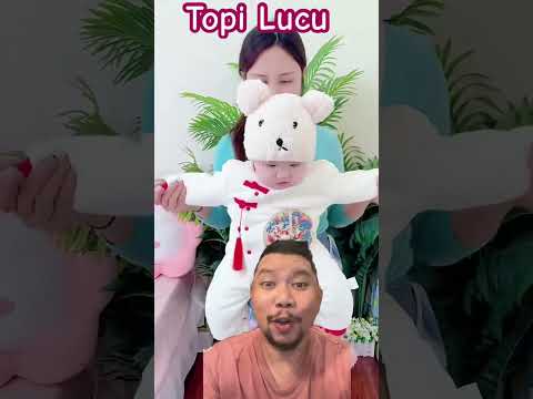 TOPI LUCU SI ADIK!!!!?! #baby #shortsfeed #funny #youtubeshorts