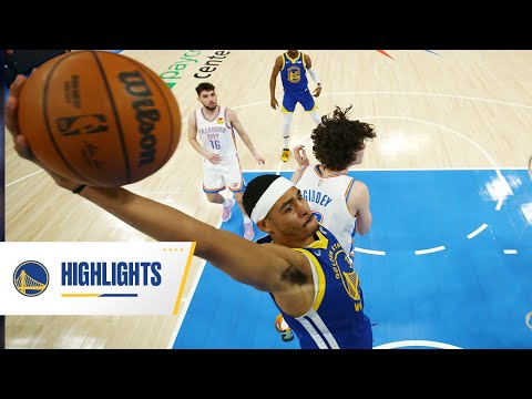 Golden State Warriors Hold a Dunk Contest vs. Thunder | Feb. 7, 2022 video clip