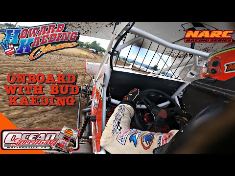 Onboard with Bud Kaeding at the Howard Kaeding Classic 410 Sprint Car Race at Ocean Speedway - dirt track racing video image