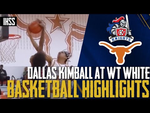 Dallas Kimball at W T White – 2023 Week 20 Basketball Highlights
