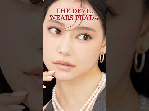 なごみちゃんが“プラダを着た悪魔2”の主人公・アンハサウェイに大変身🤍 おしゃれなニューヨーカーメイク!