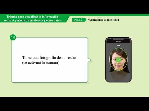 Trámite para actualizar la información sobre el periodo de residencia y otros datos(スペイン語)