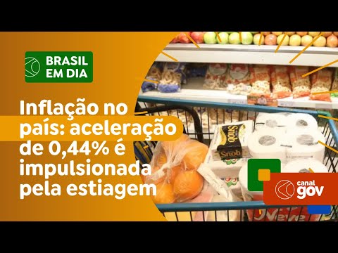 Inflação no país: aceleração de 0,44% é impulsionada pela estiagem