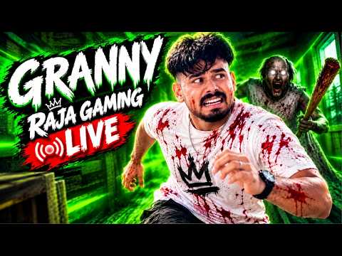 🔴 Granny Live 🤯Horror Gamepaly🤯|⚡RAJA GAMING⚡#granny #grannygame #horror #rajagaming