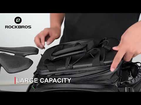 ROCKBROS Waterproof Rack Top Bag With Fold Out Pannier