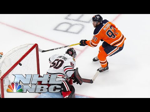 NHL Stanley Cup Qualifying Round: Blackhawks vs. Oilers | Game 2 EXTENDED HIGHLIGHTS | NBC Sports