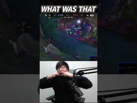 FAKER WHAT WAS THAT｜T1 vs BLG Worlds2024 #Shorts