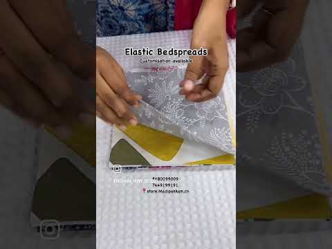 Elastic fitted bedspread #cotton#fitted@9894628204