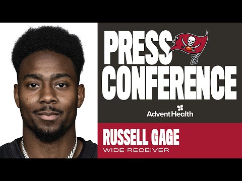 Russell Gage on Opportunity to Play with Tom Brady, Mike Evans & Chris Godwin | Press Conference video clip