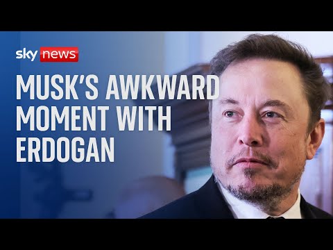 Musk and Erdogan share awkward moment during meeting in New York
