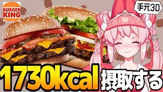 【バーガーキング】クーポンでめちゃ安いので昼飲酒しながら食べる!【Vtuber/流氷リオネ】#ROM歓迎