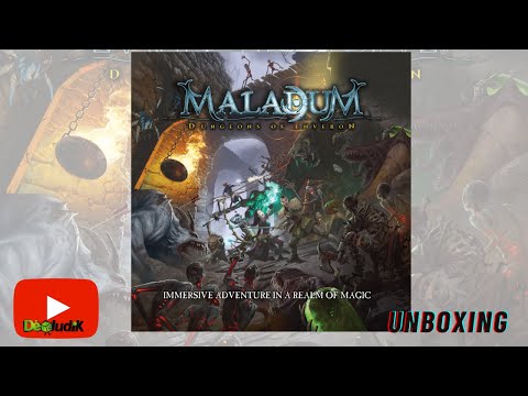 Maladum: Dungeons of Enveron + Extensions - Unboxing - Battle Systems Ltd