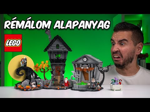 Tökéletes Halloween-i készlet! || LEGO 21351 Tim Burton: Karácsonyi lidércnyomás