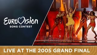 Javine - Touch My Fire (United Kingdom) Live - Eurovision Song Contest 2005