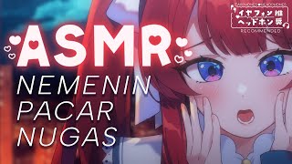 【Binaural ASMR】Tiduran di samping pacar yang lagi nugas..♡ | Triggers 