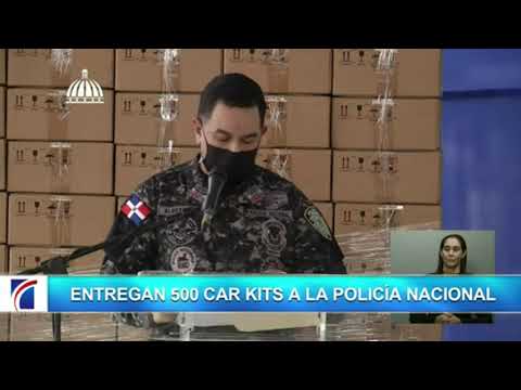 PN recibe 500 car kits con los que dará seguimiento a actuaciones de sus agentes