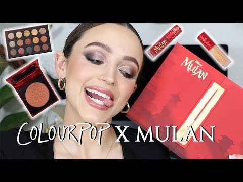 NEW COLOURPOP X MULAN COLLECTION ... even better than I expected"!