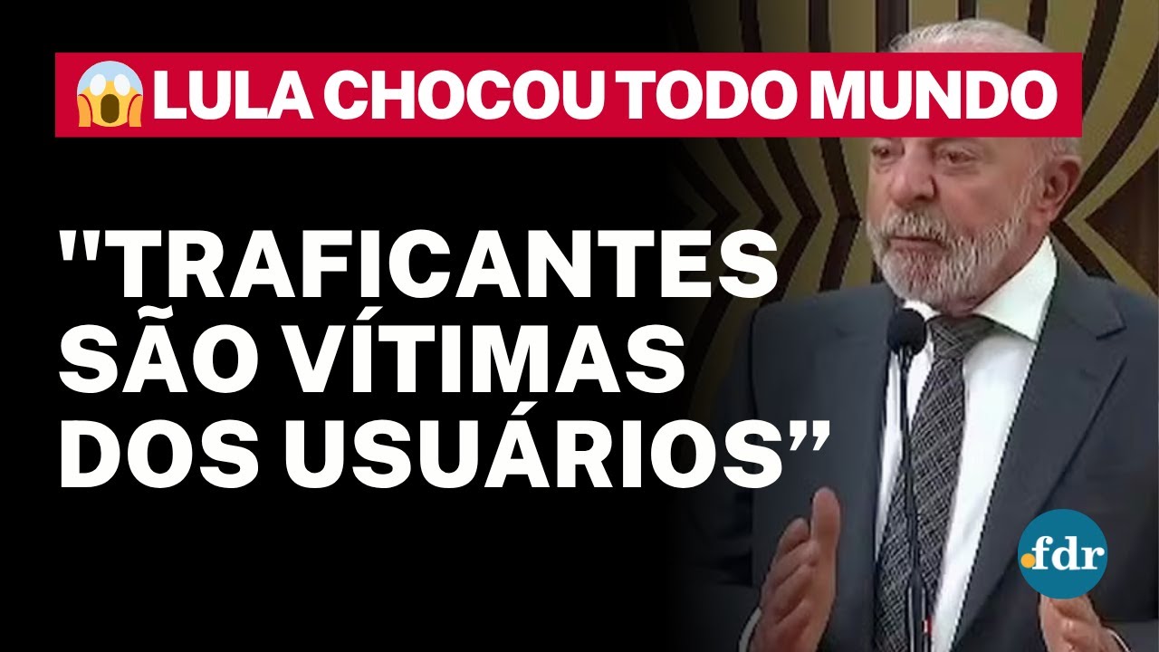 đ± A VĂTIMA Ă© o TRAFICANTE Lula faz declaração POLĂMICA e gera debate sobre combate Ă s drogas  TV Online đ± A VĂTIMA Ă© o TRAFICANTE Lula faz declaração POLĂMICA e gera debate sobre combate Ă s drogas
