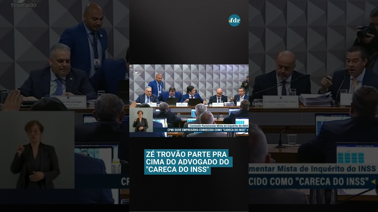 BATE BOCA NA CPMI DO INSS COM DEPUTADO ZÉ TROVÃO