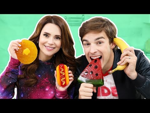 GUMMY FOOD vs REAL FOOD - PART 2! - UCjwmbv6NE4mOh8Z8VhPUx1Q