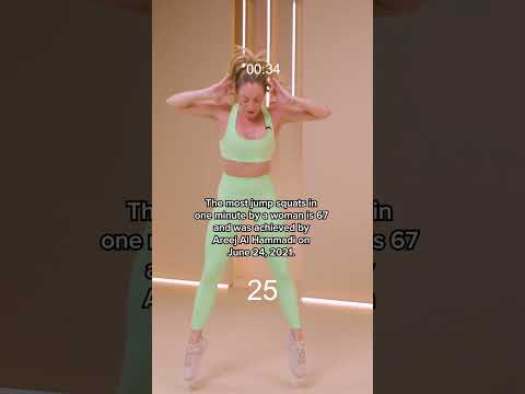 67 Jump Squats in One Minute