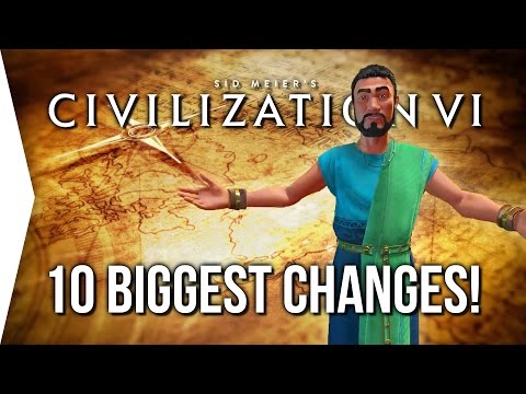 Civilization VI ► 10 Biggest Changes in Civ 6! - UCl8UfR1WkSJS666PlNsn6Yg