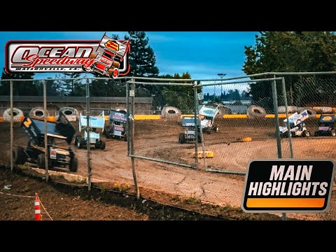 Haulot vs Debem Showdown! | 360 Sprint Car A-Main at Ocean Speedway | July 25, 2025 - dirt track racing video image