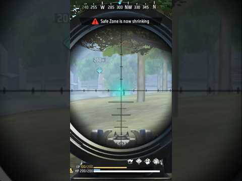 first miss_second shot kill with scope #ffshorts #freefire #gaming