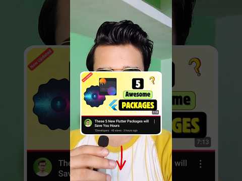 Top 5 Flutter Packages are Here 🔥 #flutter #appdevelopment