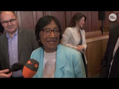 Nobel Peace Prize winner Navi Pillay and international justice event provide react to honor