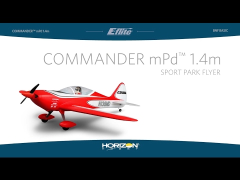 E-flite Commander mPd 1.4m BNF Basic & PNP - UCaZfBdoIjVScInRSvRdvWxA