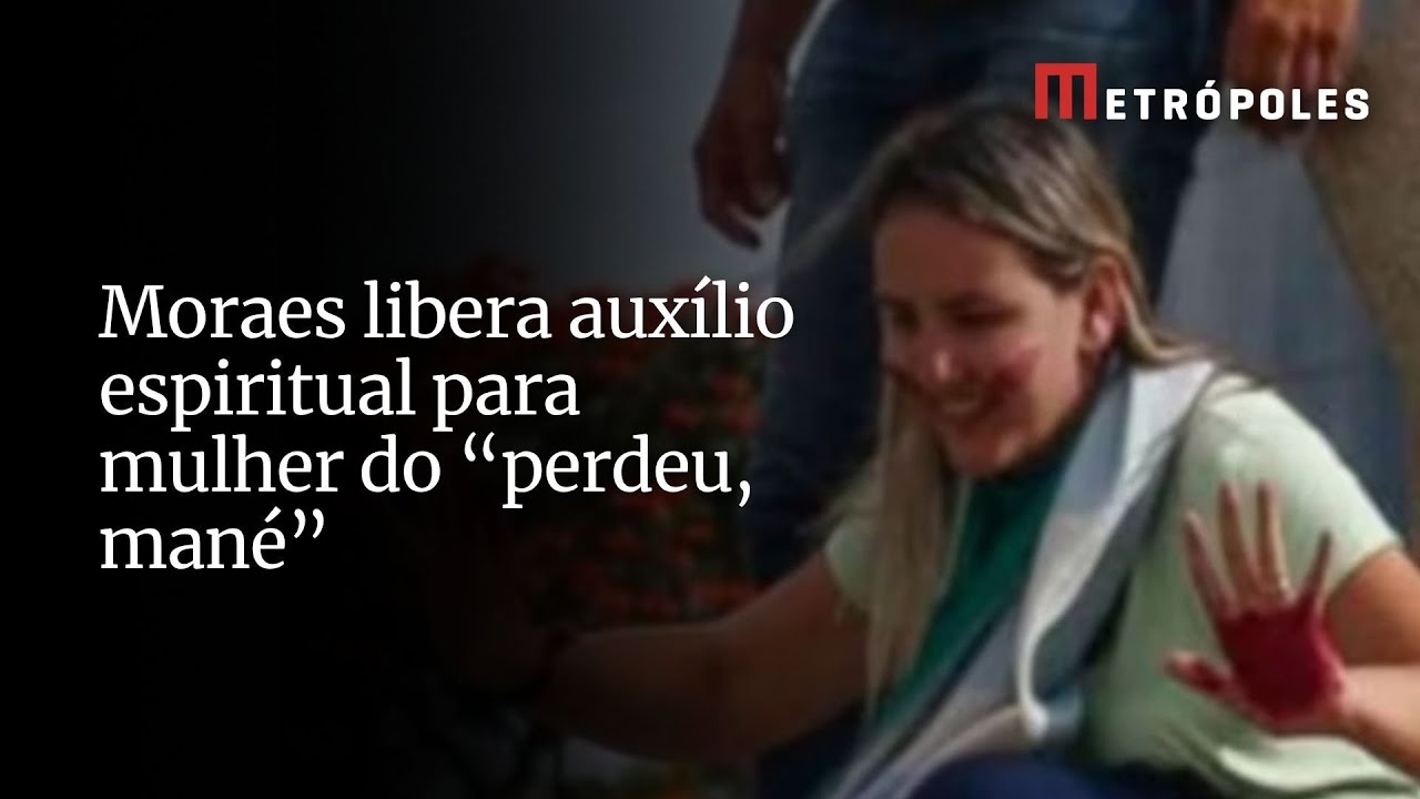 Moraes libera auxílio espiritual para mulher do perdeu mané