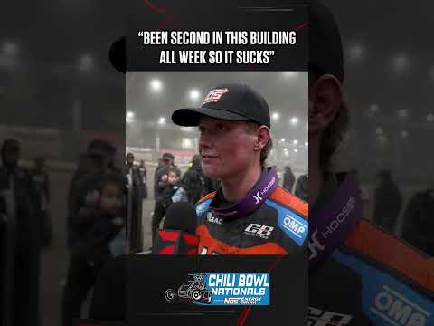 😡 Daison Pursley says second-place in the #ChiliBowl sucks - dirt track racing video image